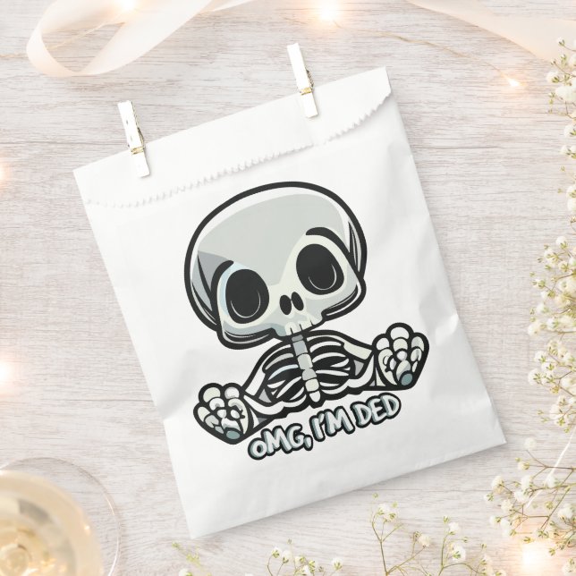 Halloween pop culture omg ded funny favour bags (Clipped)