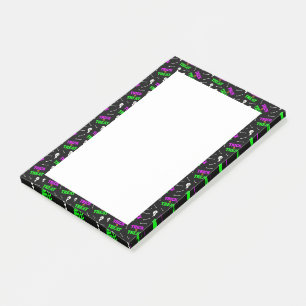 Halloween post-it notes