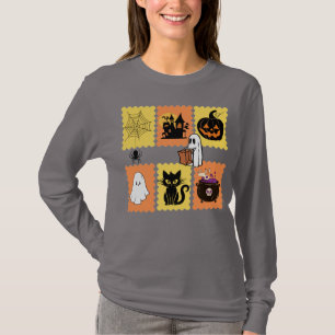 Halloween Postage Stamp Collection – Cute Spooky I T-Shirt