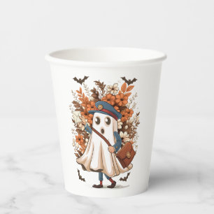 Halloween Postal Service Ghost Paper Cups