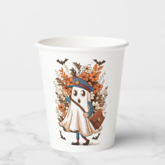 Halloween Postal Service Ghost Paper Cups