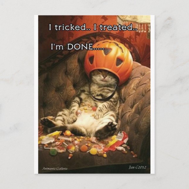 Halloween Postcard (Front)