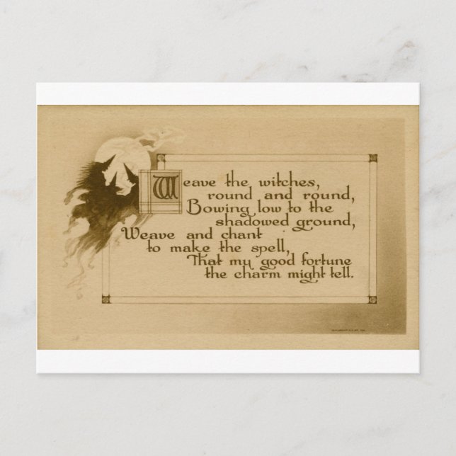 Halloween Postcard (Front)