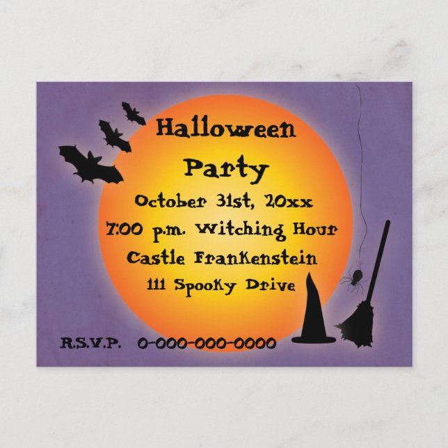 Halloween Postcard (Front)