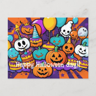 Halloween postcard