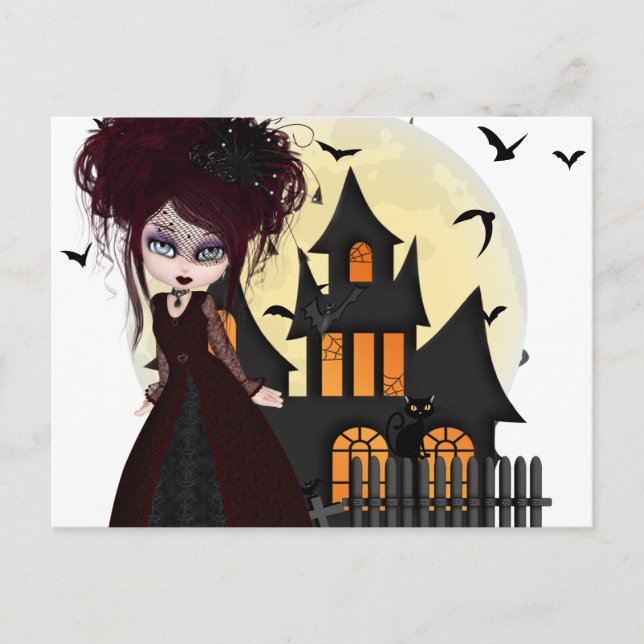 Halloween Postcard (Front)