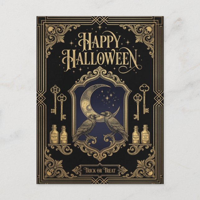 Halloween Postcard  (Front)