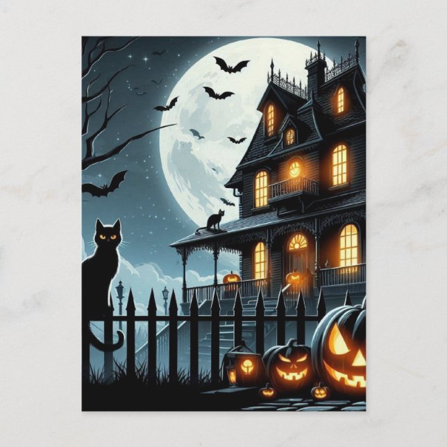 Halloween Postcard (Front)
