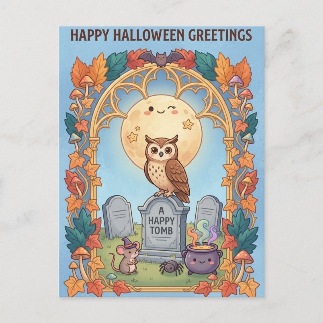 Halloween Postcard (Front)