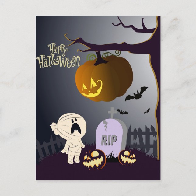 Halloween Postcard (Front)