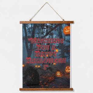 Halloween poster hanging tapestry
