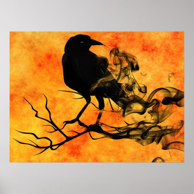 Halloween Poster-Raven Poster (Front)