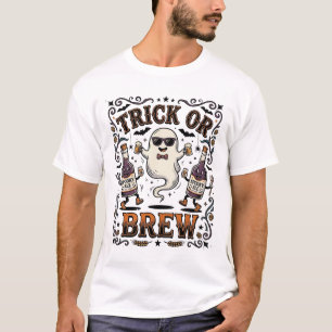 Halloween Potion Trick or Brew Vintage Engraved Hu T-Shirt