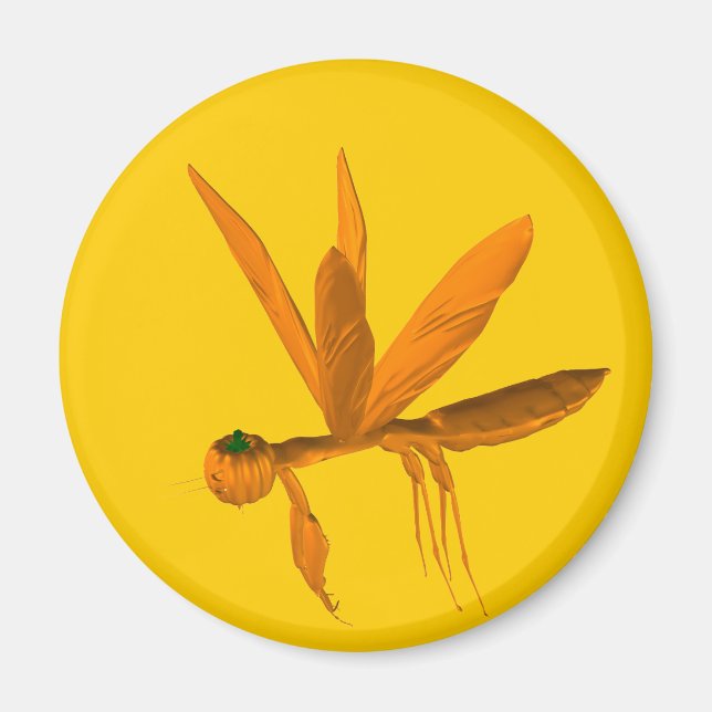 Halloween Praying Mantis Magnet (Front)
