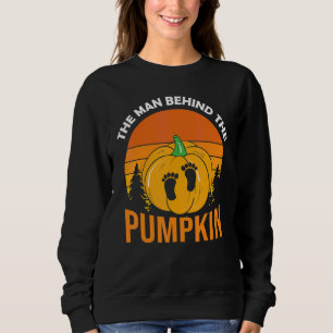 Halloween Pregnancy  For Men Expecting Pumpkin Cos Sweatshirt