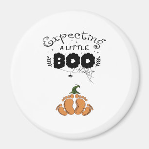 Halloween Pregnancy Mum To Be Expecting Little Boo Magnet