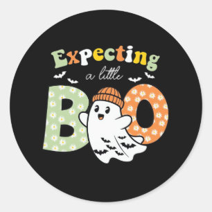 Halloween Pregnancy Pregnance Mom To Be Expecting  Classic Round Sticker