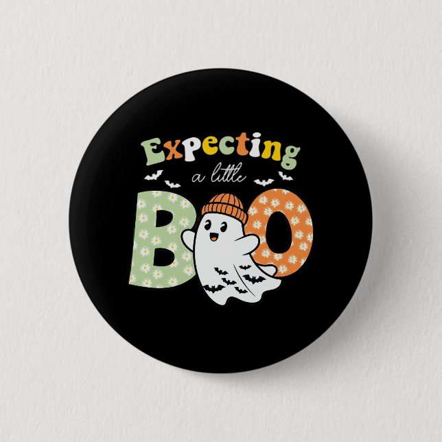 Halloween Pregnancy Pregnance Mum To Be Expecting  6 Cm Round Badge (Front)