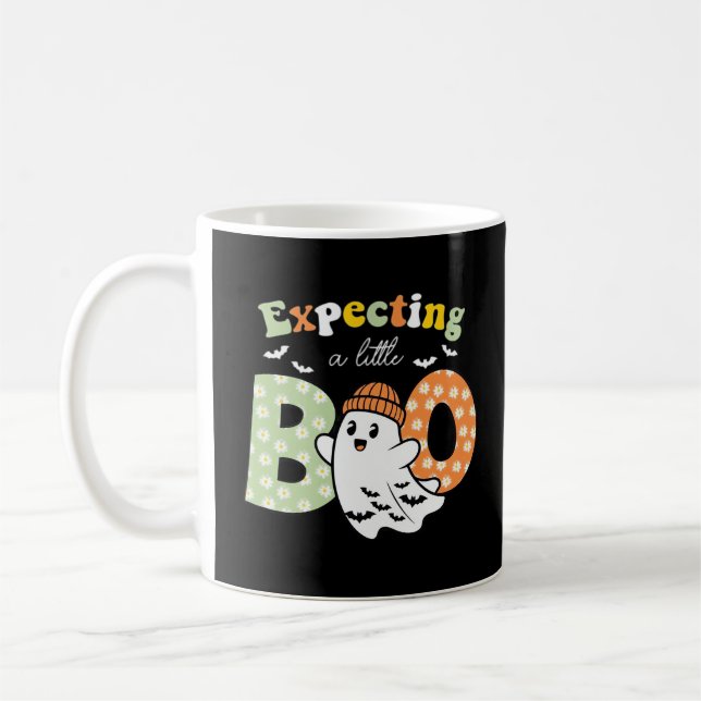 Halloween Pregnancy Pregnance Mum To Be Expecting  Coffee Mug (Left)