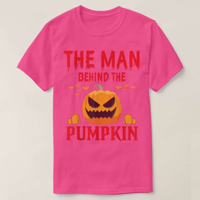 Halloween Pregnancy Shirt for Men Expecting Pumpki (Design Front)
