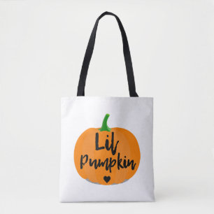 Halloween Pregnancy Shirts For Women Lil Pumpkin Tote Bag