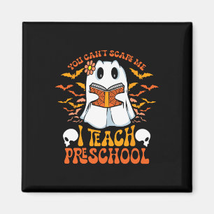 Halloween Preschool Teacher Ghost Teaching Istant Magnet