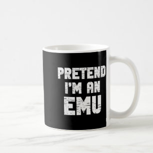 Halloween Pretend I'm A Emu Costume Funny Lazy Adu Coffee Mug