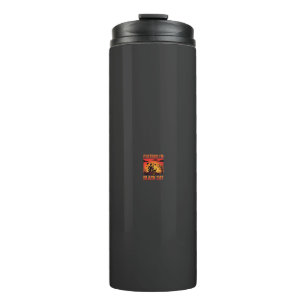 Halloween Pretend I'm Black Cat Haunted House Grap Thermal Tumbler