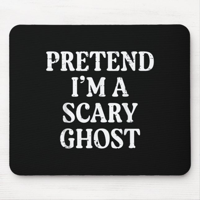 Halloween Pretend Scary Ghost Funny Costume Men Mouse Pad (Front)