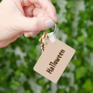 Halloween Print Name text Keys Keychains/Lanyards  Key Ring