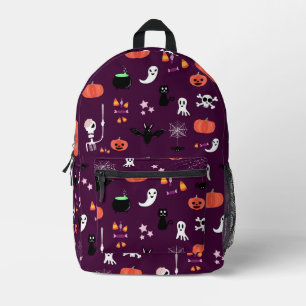 Halloween Printed Backpack