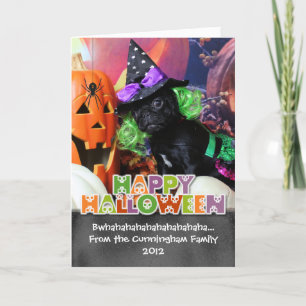 Halloween - Pug - Daisy Mae Card