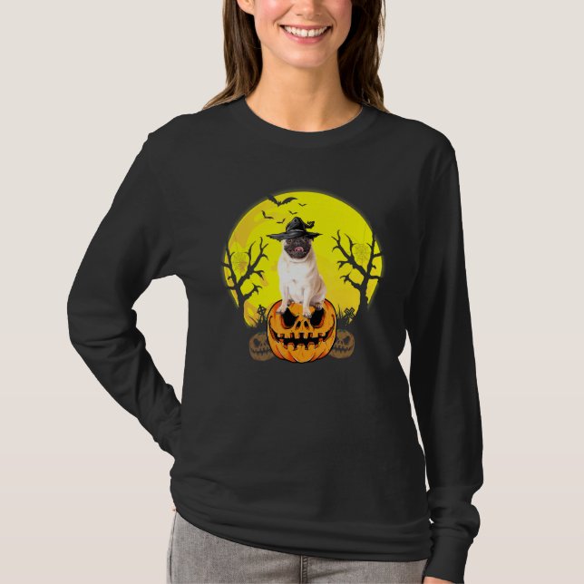 Halloween Pug T-Shirt (Front)