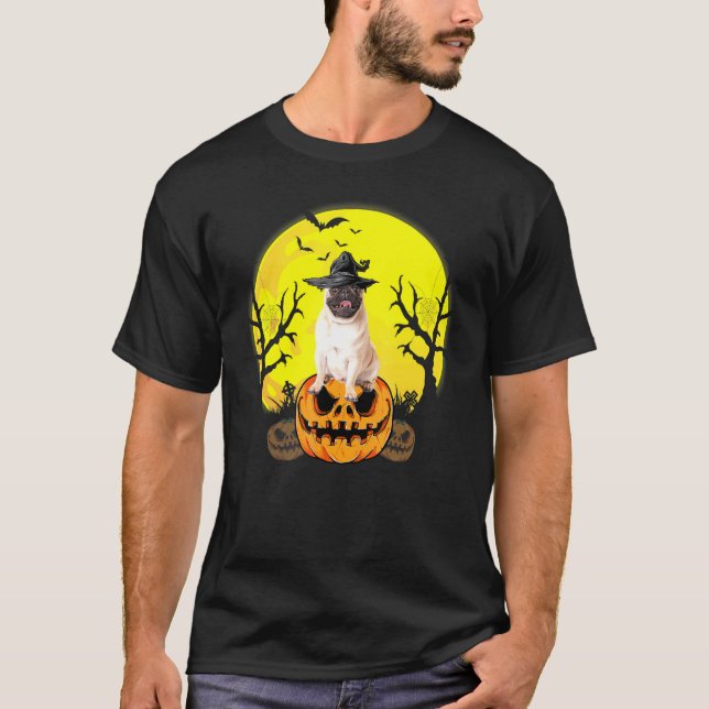 Halloween Pug T-Shirt (Front)