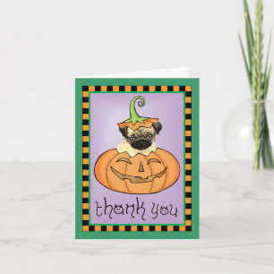 Halloween Pug Thank You