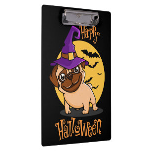 Halloween Puggy Clipboard