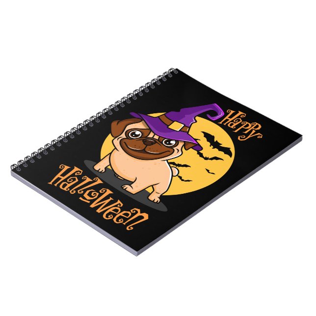 Halloween Puggy Photo Notebook (Left Side)