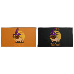 Halloween Puggy Pillowcases