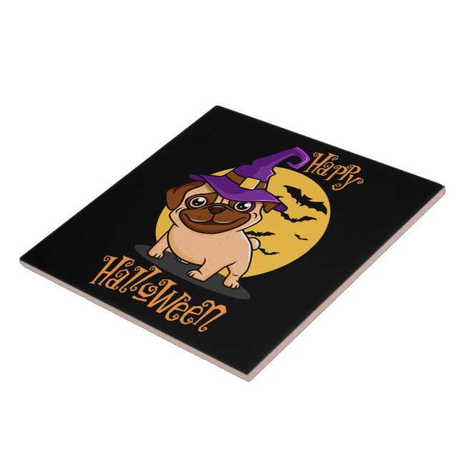 Halloween Puggy Tile (Side)