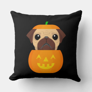 Halloween Pugkin   Cushion