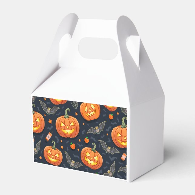 Halloween Pumkin Favour Box (Front Side)
