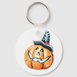 Halloween Pumkin Key Ring