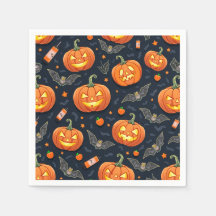 Halloween Pumkin napkins