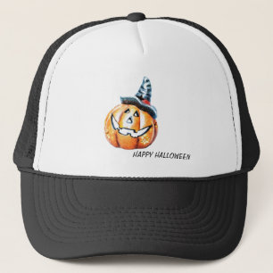 Halloween Pumkin Trucker Hat
