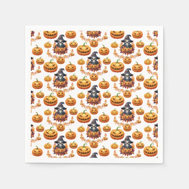 Halloween Pumpin Patch Napkin (Front)