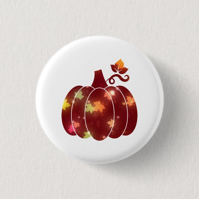 Halloween Pumpkin  3 Cm Round Badge (Front)