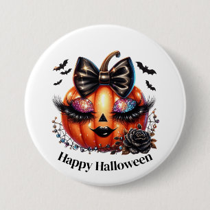 Halloween Pumpkin 7.5 Cm Round Badge
