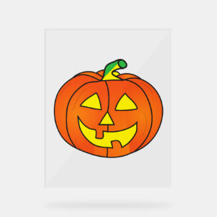 Halloween pumpkin        acrylic sign