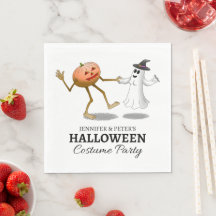 Halloween Pumpkin and Ghost