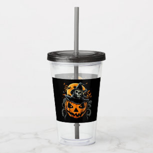 Halloween/pumpkin/autumn/fall  acrylic tumbler